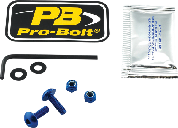License Plate Screws Blue, 1, nordicamoto.ro
