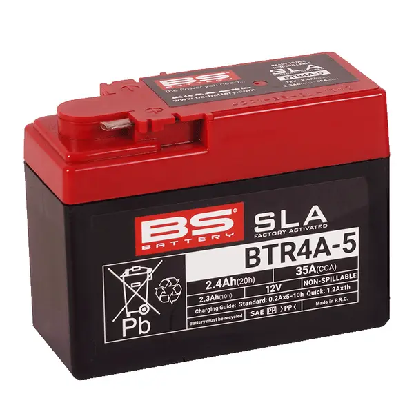 BS BATTERY Karbantartásmentes akkumulátor, fekete, 1, nordicamoto.ro