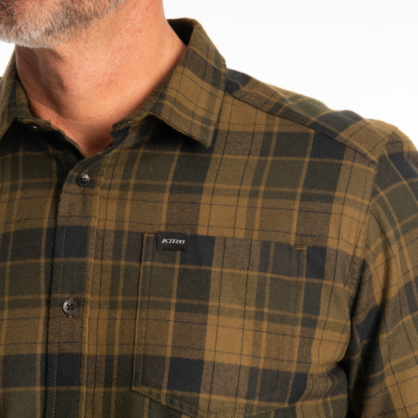 Cottonwood Midweight Flannel Shirt Monument - Black (Non-Current), 10, nordicamoto.ro