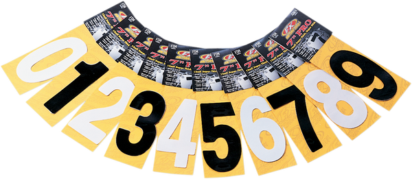 Pro Numbers White, 1, nordicamoto.ro