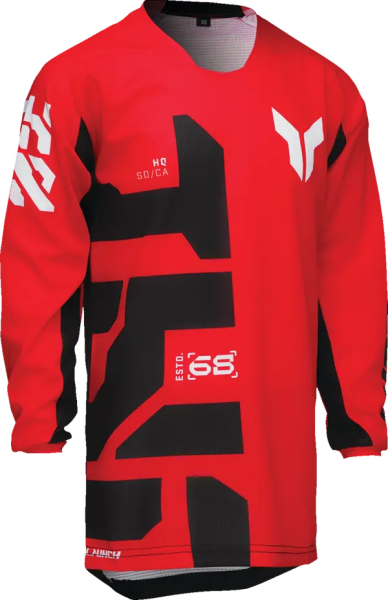 Tricou Enduro Copii Thor Launchmode Forge Red XL, 4, nordicamoto.ro