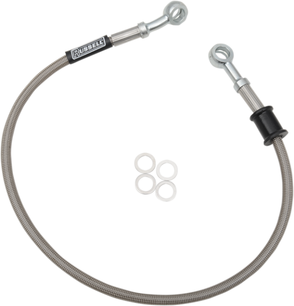 Front And Rear Brake Lines Silver, 1, nordicamoto.ro