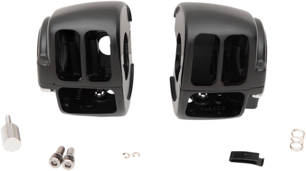 Handlebar Switch Housing Kit Black, 1, nordicamoto.ro