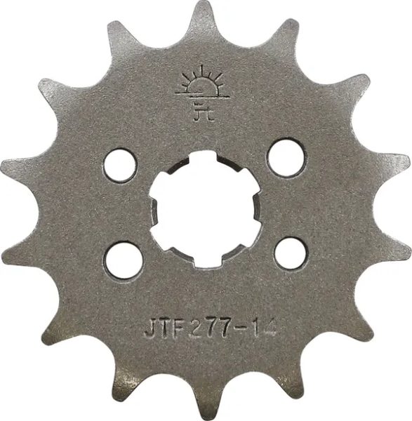 JT SPROCKETS Első lánckerék a közbenső tengelyhez, természetes felületű, 1, nordicamoto.ro