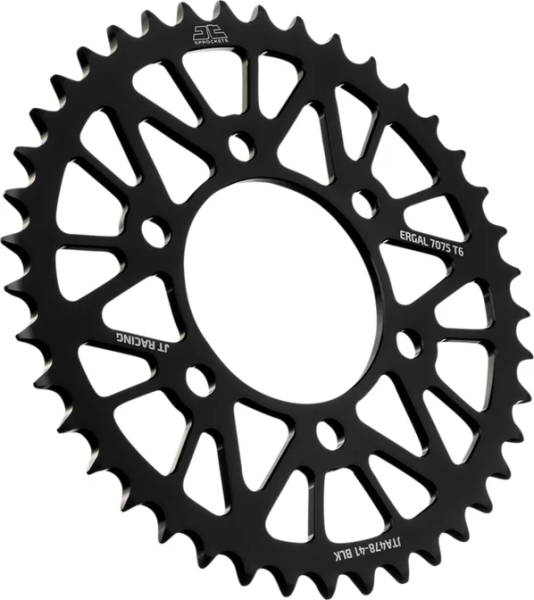 JT SPROCKETS Racelite alumínium hátsó lánckerék, fekete, 1, nordicamoto.ro