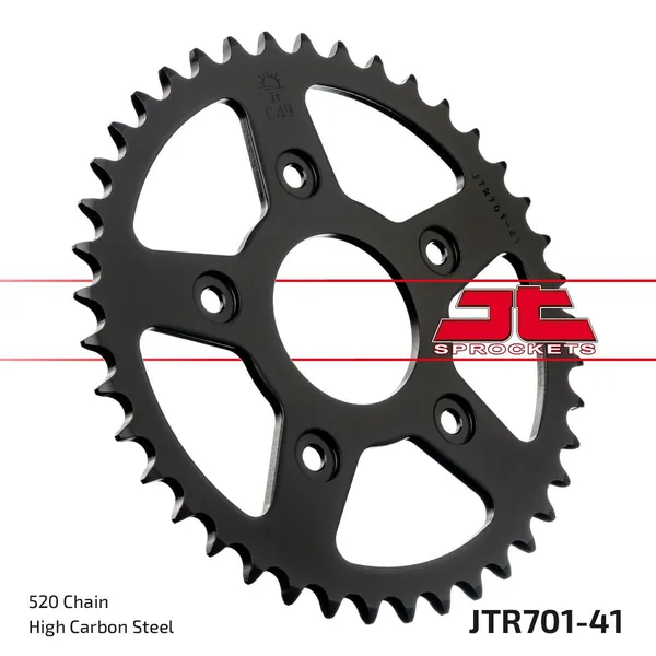 JT SPROCKETS hátsó lánckerék, természetes színű, 1, nordicamoto.ro