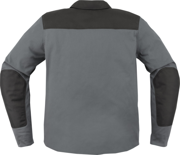 Geaca Icon Upstate Canvas Ce Gray L, 4, nordicamoto.ro