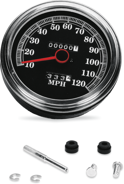 5(r) Fl-style 2:1 Speedometer Black, 1, nordicamoto.ro