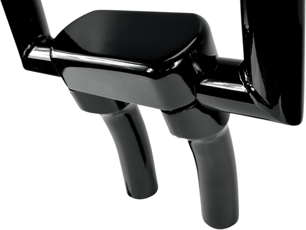 Solid Handlebar Riser & Top Clamp Kit Black, 2, nordicamoto.ro