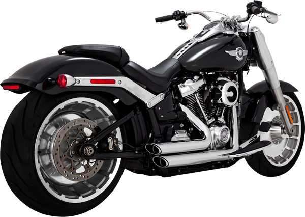 Shortshots Staggered Exhaust System Black, Matte Black, 2, nordicamoto.ro