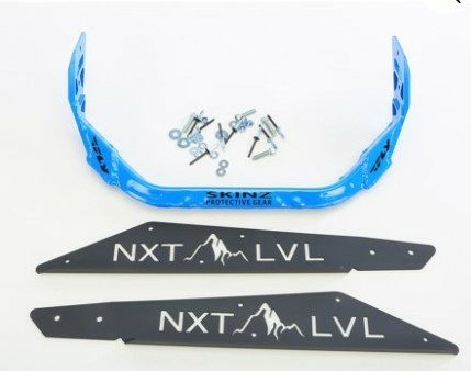 Skinz Next Level Rear Bumper Black/Blue 2016- Polaris Axys, 1, nordicamoto.ro
