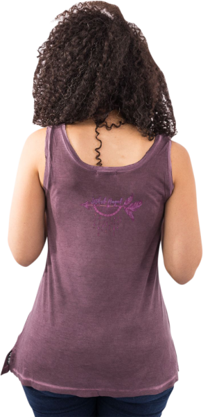 Floral Western Cow Skull Tank Purple, 4, nordicamoto.ro