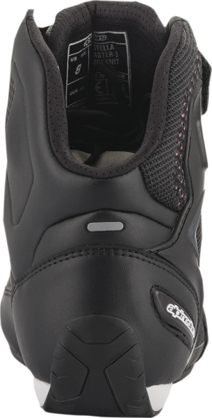 Alpinestars Stella Faster-3 Rideknit női porvédő, fekete/narancssárga/rózsaszín, 8-as méret, 6, nordicamoto.ro
