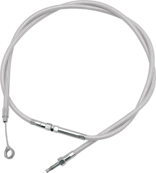Armor Coat rozsdamentes acélból készült fonott kuplungkábelt, ezüst színben, 1, nordicamoto.ro