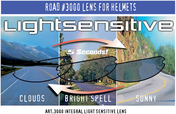 No-fog Helmet 3000 Shield Insert Lens Clear, 3, nordicamoto.ro