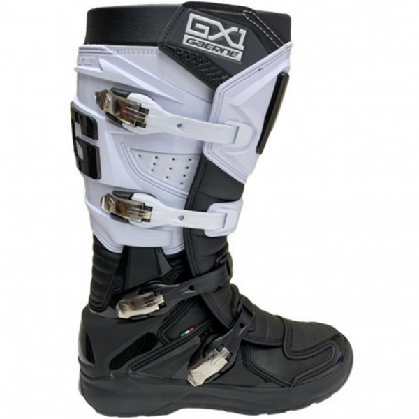 Cizme Gaerne GX 1 EVO Negru/Alb 42, 5, nordicamoto.ro