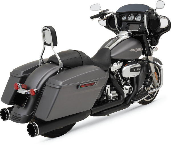 2-into-2 Dominator Exhaust System Black, 1, nordicamoto.ro