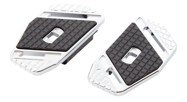 Speedliner Passenger Floorboards Silver, 4, nordicamoto.ro