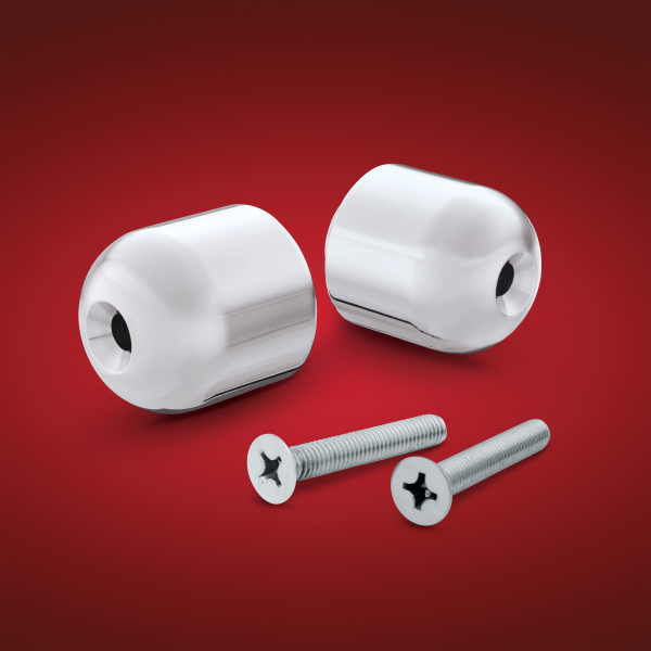 Bar End Weights Silver, 3, nordicamoto.ro