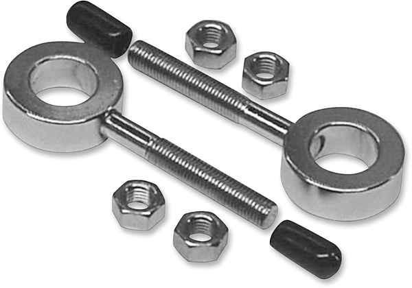 Rear Axle Adjusters Silver, 1, nordicamoto.ro