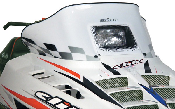 Cobra Windshield Black, White, 1, nordicamoto.ro