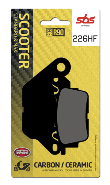 Hf Street Ceramic Organic Brake Pads, 1, nordicamoto.ro