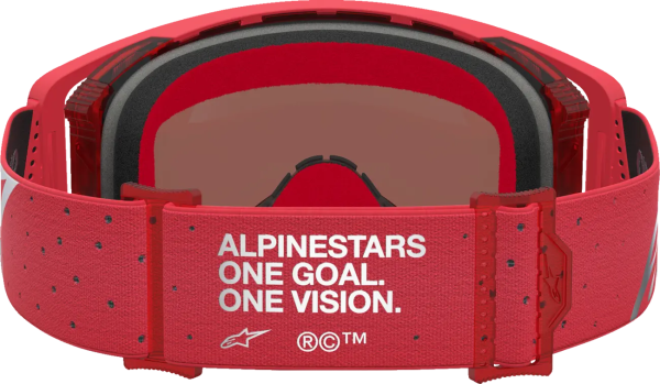 Alpinestars Vision Vesta gyermek síszemüveg – ezüst/piros/színezett lencse, 2, nordicamoto.ro