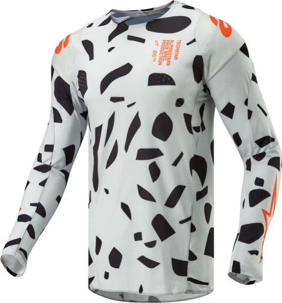 Tricou Alpinestars Techstar Rantera Gray, 1, nordicamoto.ro