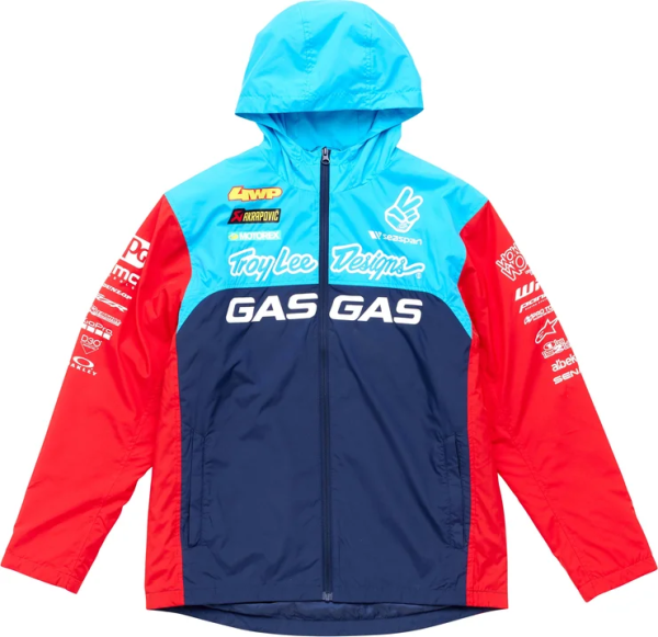 TLD GASGAS TEAM PIT JACKET KÉK/PIROS, 1, nordicamoto.ro