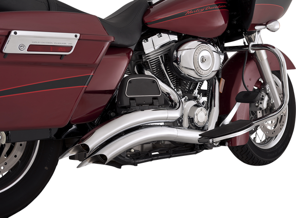 Big Radius Exhaust System Chrome, 3, nordicamoto.ro