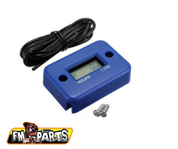 Vízálló motorkerékpár/ATV-óra óra kijelzéssel – kék – FM Parts, 1, nordicamoto.ro