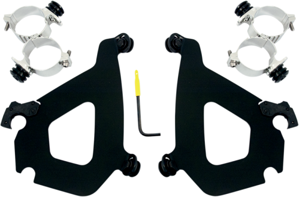 Bullet Fairing Trigger-lock Hardware Kit Black, 1, nordicamoto.ro