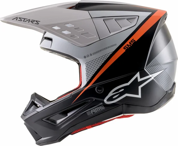 Supertech M5 Rayon Mx Helmet White, Orange, Black  2XL, 1, nordicamoto.ro