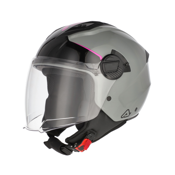 Acerbis Levante Jet sisak, szürke/rózsaszín, S-es méret, 1, nordicamoto.ro