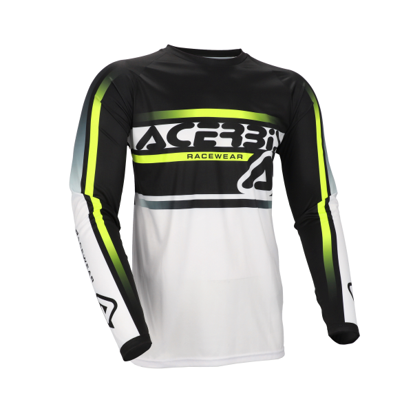 Acerbis Linear Lugo póló, fekete/fehér, S-es méret, 1, nordicamoto.ro