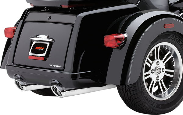 Tri Glide Mufflers Chrome, 2, nordicamoto.ro