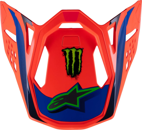 Viziera Alpinestars Supertech M10 Deegan narancssárga/rózsaszín/lila, 1, nordicamoto.ro