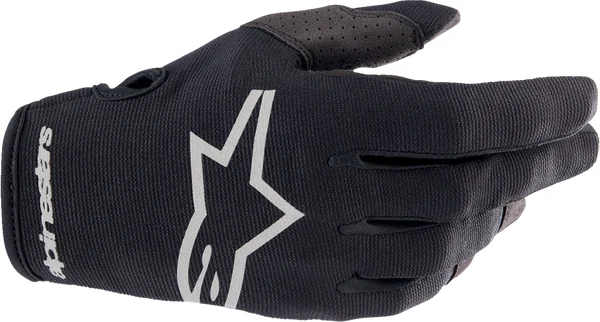 Manusi Alpinestars Radar Black/Silver S, 1, nordicamoto.ro