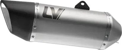 Lv-14 R rozsdamentes acél teljes kipufogórendszer, fekete, 2, nordicamoto.ro