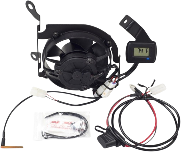 Radiator Fan Kit Black, 2, nordicamoto.ro