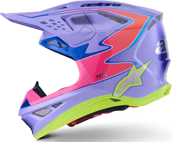 Alpinestars Supertech M10 Jett Lawrence R01 lila XS bukósisak, 4, nordicamoto.ro