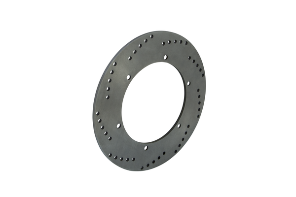 Round Hpsr Solid Brake Rotor Silver, Stainless Steel, Zinc, 1, nordicamoto.ro