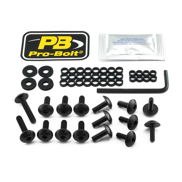 Fairing Bolt Kit For Yamaha Black, 1, nordicamoto.ro