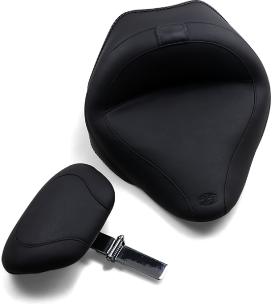 Wide Solo Seat With Removable Backrest Black, 3, nordicamoto.ro