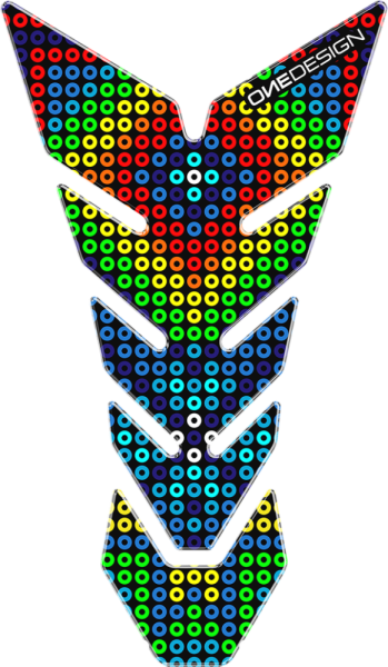 Resin/soft Touch Tank Pad Blue, Green, Red, Yellow, Multi, 2, nordicamoto.ro