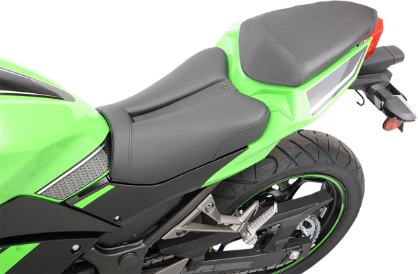 Solo Seat Gel-channel - Track Cf Front Saddlehyde|saddlegel Plain Carbon Look Black, 1, nordicamoto.ro