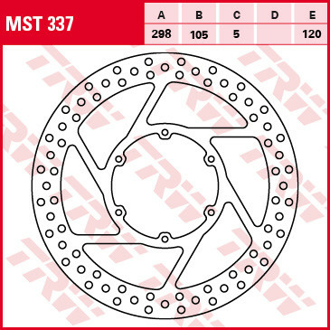 Disc frana fata TRW APRILIA PEGASO 600/650 '88-'10/BMW F 650 / GS / DAKAR / CS / ST '94-'08/G 650 GS / XCOUNTRY / XCHALANGE '08-'16, 1, nordicamoto.ro