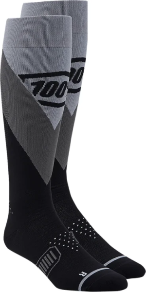 Sosete 100% Hi-side Performance Black L/XL, 1, nordicamoto.ro