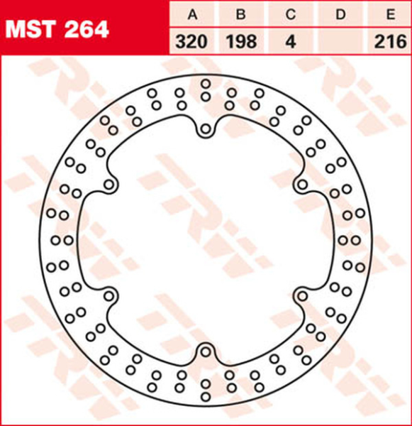 Round Fixed Brake Rotor Larger Than 300mm, 2, nordicamoto.ro