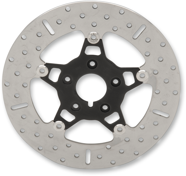 Fsd Series Stainless Steel Front Brake Rotor For Big Twins Black, Polished, 1, nordicamoto.ro